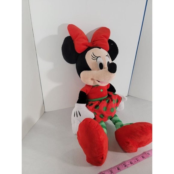 Disney Minnie Mouse Holiday 2018 Plush Stuffed Animal 21” Christmas Collection - Picture 3 of 10